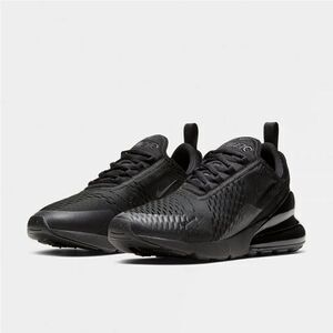Nike Air Max 270 Men's Triple Black Athletic Running Shoes size 14/13 NEW